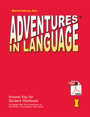 1006.2-1AK Adventures in Language Level I (2014 Edition) - Student Workbook/Homework Answer Key (Downloadable Version)
