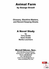 2075.03-BLMAF Animal Farm (by George Orwell) Blackline Masters* (2020 Edition) (Downloadable Version)