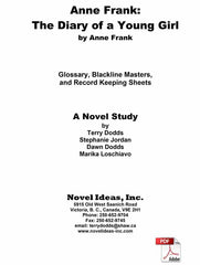 2067.03-BLMAFD Anne Frank: The Diary of a Young Girl (by Anne Frank) Blackline Masters* (2020 Edition) (Downloadable Version)