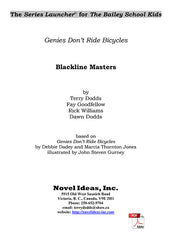 3019.03-BLMGD-Bailey School Kids: Genies Don't Ride Bicycles (by Marcia Thornton Jones and Debbie Dadey) Blackline Masters* (2014 Edition) (Downloadable Version)