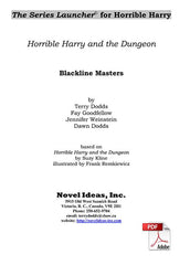 3017.03BLMHHD-Horrible Harry and the Dungeon (by Suzy Kline)  Blackline Masters* (2014 Edition) (Downloadable Version)