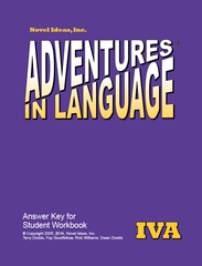 1024-4A AK Adventures in Language Level IVA (2014 Edition) - Answer Key Workbook*