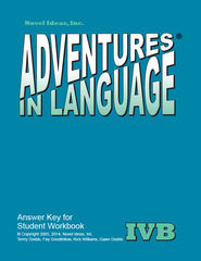 1030-4B AK Adventures in Language Level IVB (2014 Edition) - Answer Key Workbook*