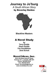 2050.03-BLMJTJ Journey to Jo'burg (by Beverley Naidoo) Blackline Masters* (2022 Edition) (Downloadable Version)