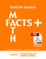 7001.022-TFSTGSMA Tools for Success: A Math Facts Program - Addition - Teacher Guide and Student Materials (Downloadable Version)