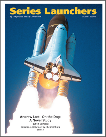 3020.02-WBAL [Andrew Lost Series] Andrew Lost: On the Dog (by J. C. Greenburg) Student Workbook (10) (2014 Edition)