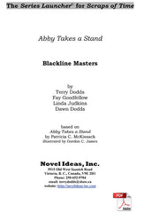 3026.03-BLMATS-Abby Takes a Stand (by Patricia McKissack) Blackline Masters* (2014 Edition) (Downloadable Version)