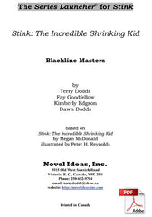 3014.06-BLMSISK Stink: The Incredible Shrinking Kid (by Megan McDonald) Blackline Masters*  (2015 Edition) (Downloadable Version)