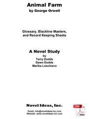 2075.03-BLMAF Animal Farm (by George Orwell) Blackline Masters* (2020 Edition) (Downloadable Version)
