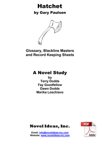 2057.03-BLMHA Hatchet (by Gary Paulsen) Blackline Masters* (2020 Edition) (Downloadable Version)