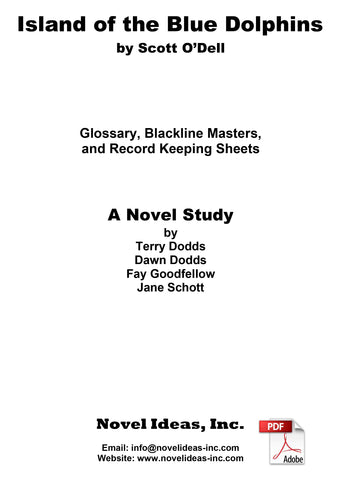 2055.03-BLMIBD Island of the Blue Dolphins (by Scott O'Dell) Blackline Masters* (2020 Edition) (Downloadable Version)