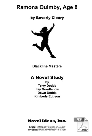 2032.03-BLMRQ Ramona Quimby, Age 8 (by Beverly Cleary) Blackline Masters* (2020 Edition) (Downloadable Version)