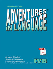 1030.2-4B AK Adventures in Language Level IVB (2014 Edition) - Student Workbook/Homework Answer Key (Downloadable Version)