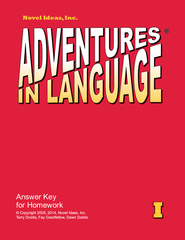 1006-1AK Adventures in Language Level I (2014 Edition) - Answer Key Workbook*