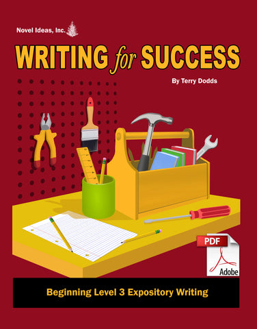 9003-1 WFSB3E Writing for Success: Beginning Level 3--Expository Writing (Downloadable Version)