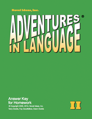 1012-2AK Adventures in Language Level II (2014 Edition) - Answer Key Workbook*