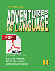 1007.2 Adventures in Language Level II (2014 Edition) - Blackline/Homework Masters (Downloadable)
